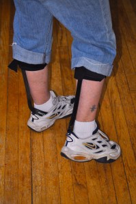 My brand new assistive foot accessories!